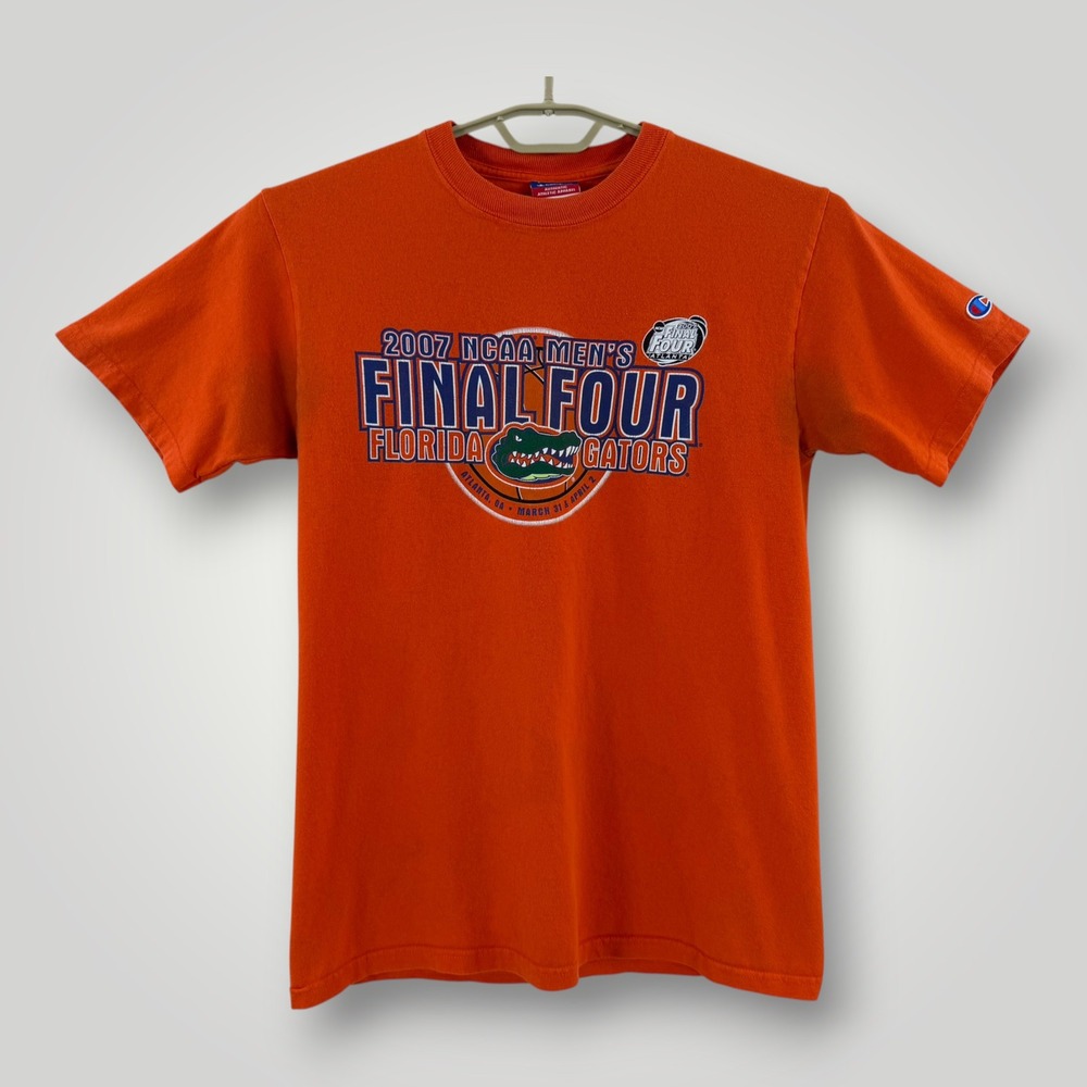 Champion 2007 NCAA Final Four Florida Gators Orange T-Shirt Mens Medium RN 49314